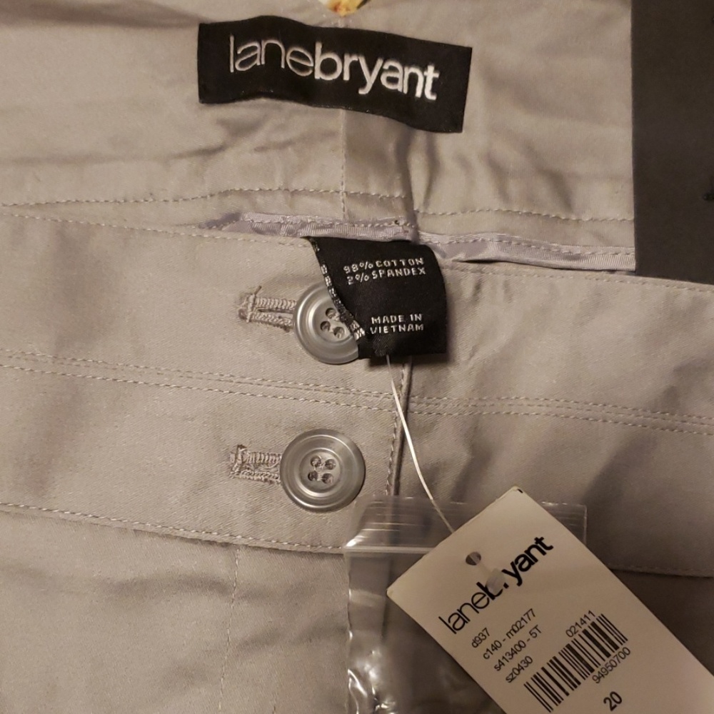 Gray Cropped Pants